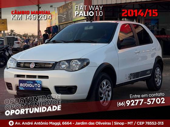 FIAT PALIO 1.0 MPI FIRE WAY 8V FLEX 4P MANUAL FIAT PALIO 1.0 MPI FIRE WAY 8V FLEX 4P MANUAL